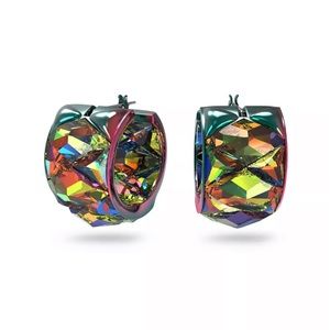 NWT Swarovski Curiosa hoop earrings. All packaging included & perfect!